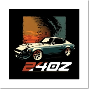 Classic Datsun 240 Z Posters and Art